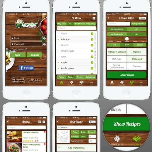 Mobile App — selected visual proof