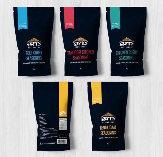Selected Logomish packaging and identity design