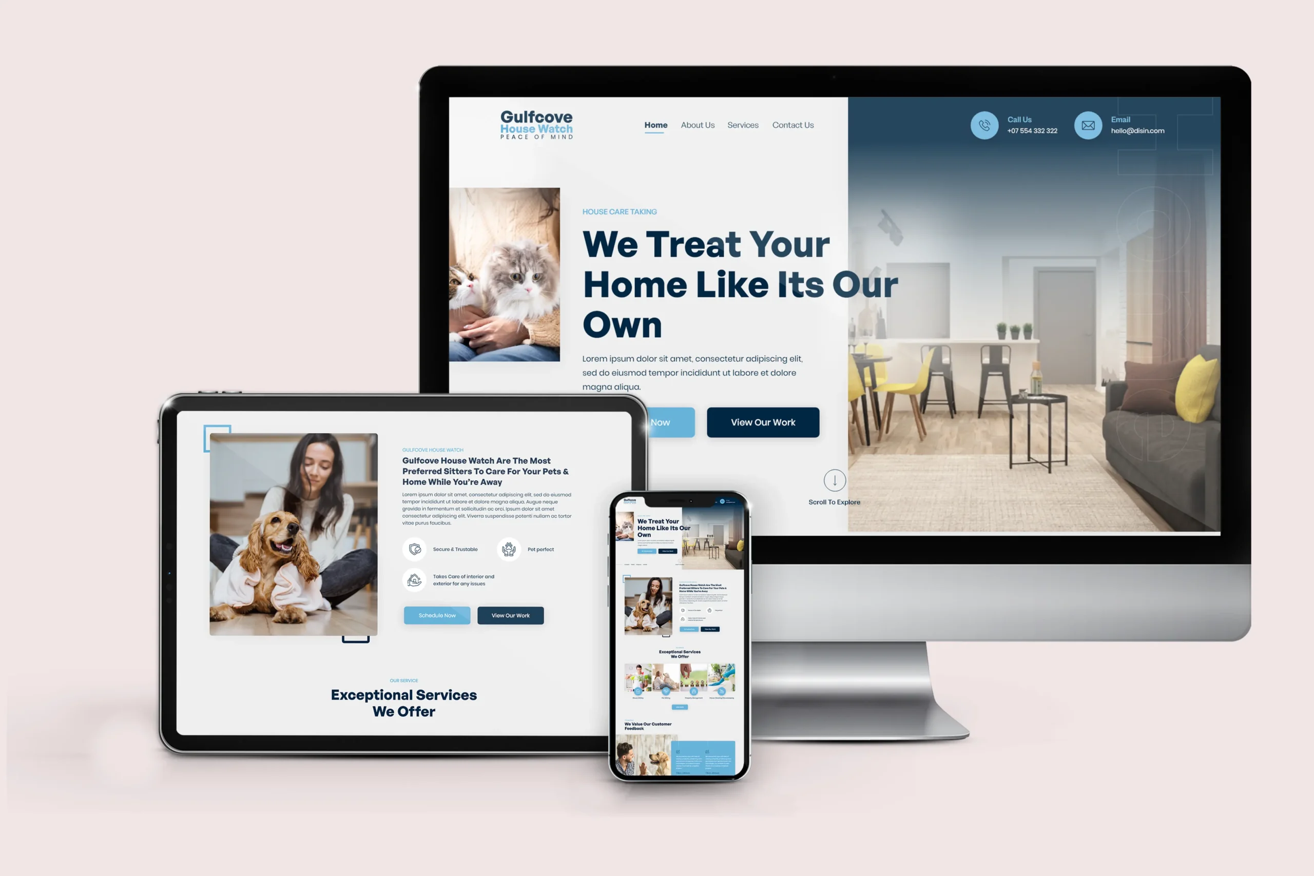 Website Design — selected visual proof