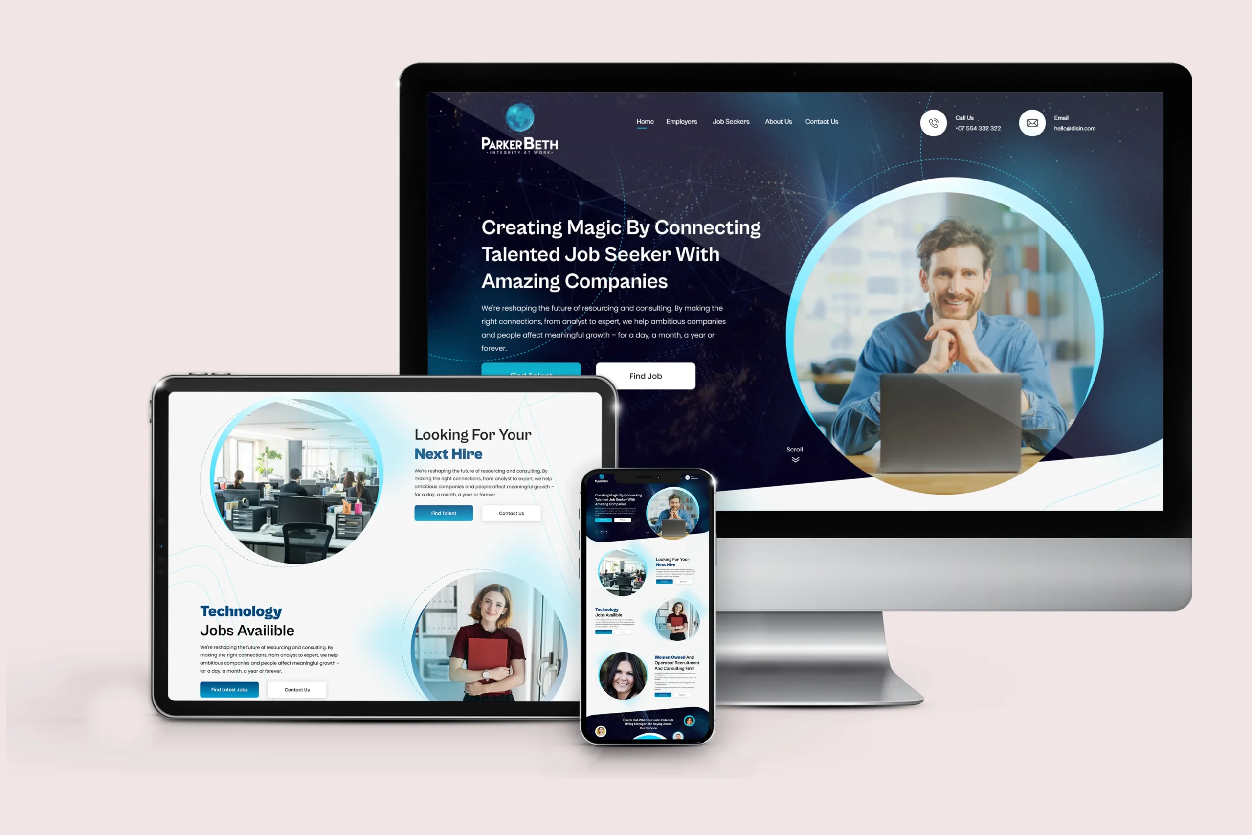 Website Design — selected visual proof