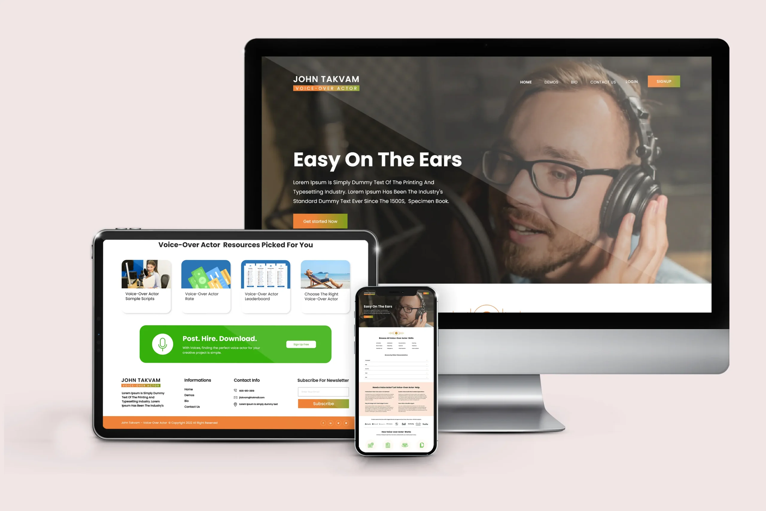 Website Design — selected visual proof